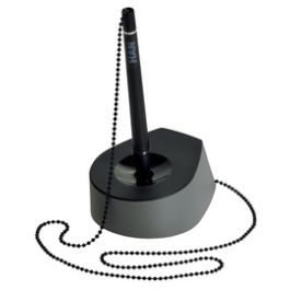 HAN Porte-stylo à bille SALSA, gris foncé / noir