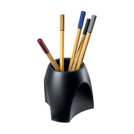 HAN Pot à crayons DELTA, polystyrène, noir