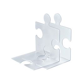 HAN Serre-livres PUZZLE, set de 2, translucide