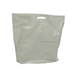 HAPPEL Sac cabas en LDPE, (L)550 x (P)50 x (H)600 mm, blanc