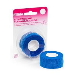 HARO Bande de fixation élastique, 25 mm x 2,5 m, ton chair