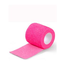 HARO Bande de fixation élastique, 50 mm x 4,5 m, rose vif