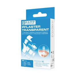 HARO Pansement transparent, hydrophobe, pack de 20