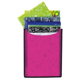 HERMA Boîte scolaire "Flexi", fuchsia translucide