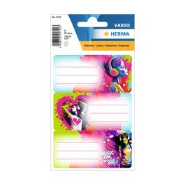 HERMA Buchetiketten VARIO "Music Girl", 76 x 35 mm