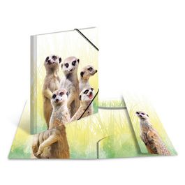 HERMA Chemise à élastiques Animaux exotiques, A3, suricates