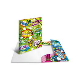 HERMA Chemise à élastiques "Bandes dessinées", PP, A3