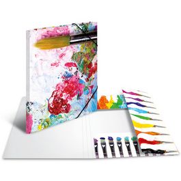 HERMA Chemise à élastiques "Couleurs", carton, A4