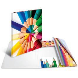 HERMA Chemise à élastiques "Crayons", carton, A4