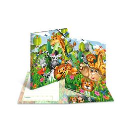 HERMA Chemise à élastiques "Jungle", carton, A4