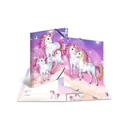 HERMA Chemise à élastiques "Licorne", carton, A4