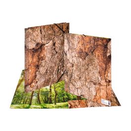 HERMA Chemise à élastiques "Nature", A4, carton, Wood