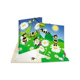 HERMA Chemise à élastiques animaux "Prairie mellifère", A4