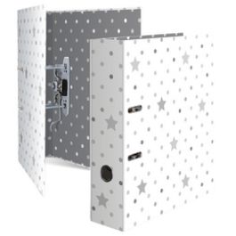 HERMA Classeur à levier "Stars", pointillés en gris, A4