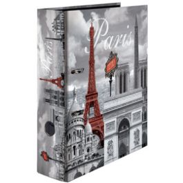 HERMA Classeur à levier à motifs "Paris", A4, dos: 70 mm