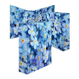 HERMA Classeur à motifs fleurs "Blue Flowers", A4