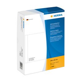HERMA Etiquette d'adresse, 148 x 105 mm, seule, blanc