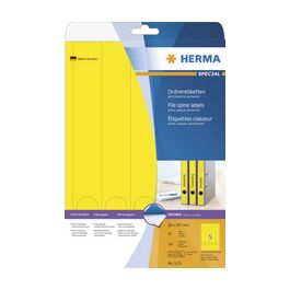 HERMA Etiquette dos de classeur SPECIAL, 38 x 297 mm, bleu