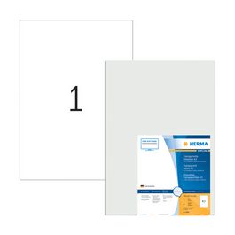 HERMA Etiquette en film, transparent, A3, 297 x 420 mm
