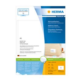 HERMA Etiquette universelle PREMIUM, 148,5 x 105 mm, blanc