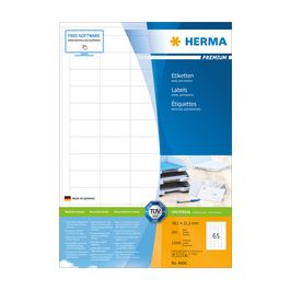 HERMA Etiquette universelle PREMIUM, 70 x 29,7 mm, blanc