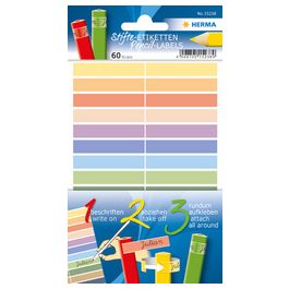 HERMA Etiquettes pour crayons HOME, 46 x 10 mm, couleurs