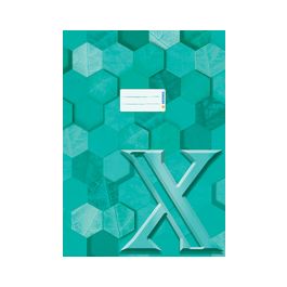 HERMA Heftschoner X, aus Karton, DIN A4, türkis x10