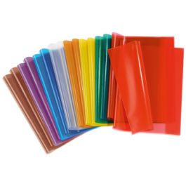 HERMA Heftschoner, DIN A5, aus PP, transparent-blau x25