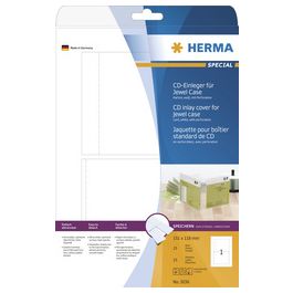 HERMA Jaquette pour boîtier standard de CD, 151 x 118 mm,