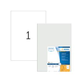 HERMA Étiquette film SPECIAL, A3, 297 x 420 mm, transparent