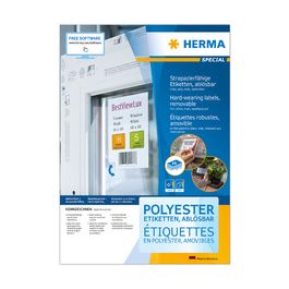 HERMA Étiquette polyester SPECIAL, 99,1 x 67,7 mm, enlevable