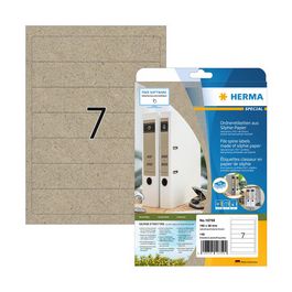 HERMA Étiquette pour dos de classeur, papier silphie