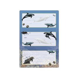 HERMA Étiquette pour livre "Dauphins", 76 x 35 mm