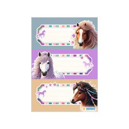 HERMA Étiquette pour livre VARIO Le monde des chevaux