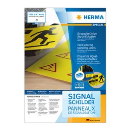 HERMA Étiquette signalétique SPECIAL, diamètre: 30 mm, jaune