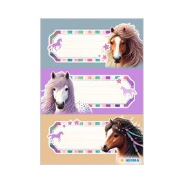 HERMA Étiquettes pour livres VARIO Le monde des chevaux