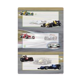 HERMA Étiquettes pour livres "Voitures de course", 76 x 35mm