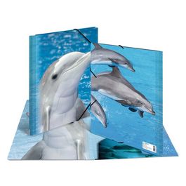 HERMA chemise élastique "dauphin", transparent, en PP, A3,