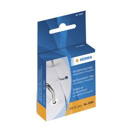 HERMA oeillet de renforcement, en plastique, transparent