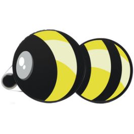HERMA roller de colle "Klebebiene", look abeille, ruban 15 m