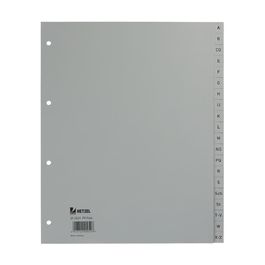 HETZEL Intercalaires en plastique, A-Z, A4 extra large