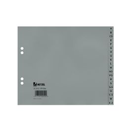 HETZEL Intercalaires en plastique, A-Z, A4 mi-haut, 20