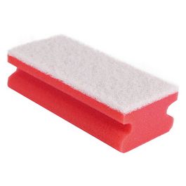 HYGOCLEAN Éponge Colour, non-tissé doux, rouge/blanc x10