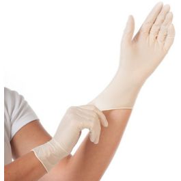 HYGONORM Gants en latex "GRIP LIGHT", M, blanc