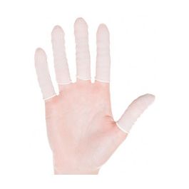 HYGOSTAR Doigtier nitrile, sans poudre, L, blanc