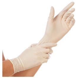 HYGOSTAR Gant en latex Sense, S, naturel, sans poudre