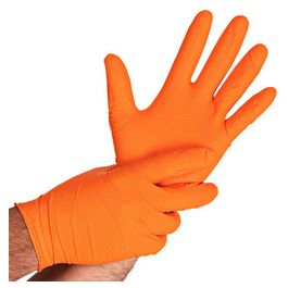 HYGOSTAR Gant en nitrile "POWER GRIP", L, orange