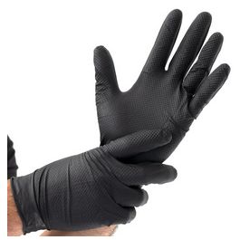 HYGOSTAR Gant en nitrile "POWER GRIP", XL, noir