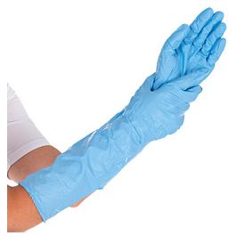 HYGOSTAR Gant nitrile EXTRA SAFE SUPERLONG, M, bleu