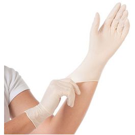 HYGOSTAR Gants en latex "GRIP", L, blanc